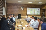 دیدار اعضای شورای شهرستان خرامه با سرپرست شبکه بهداشت ودرمان شهرستان