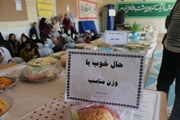 برگزاری جشنواره غذای سالم در بین دانش آموزان شهرستان خرامه